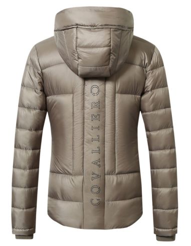 Veste surpiquée taupe  - Covalliero
