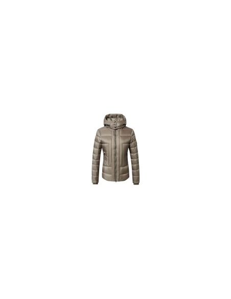 Veste surpiquée taupe  - Covalliero