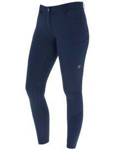 Pantalon d'équitation Grip femme bleu marine 2