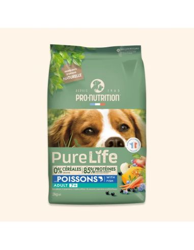 Croquette Chien ADULTE 7+ POISSONS SANS...