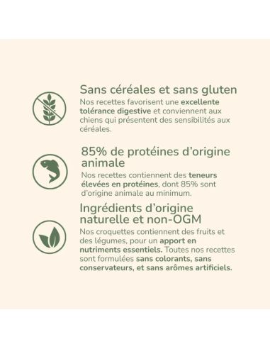 Croquette Chien ADULTE 7+ POISSONS SANS...