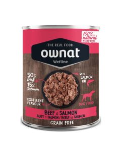 PATE OWNAT BOEUF SAUMON 395G