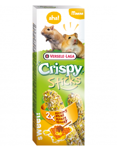 Crispy " sticks" hamsters-gerbille au miel 110g
