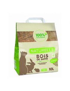 LITIERE BOIS DE SAPIN - 10 L et 25 L