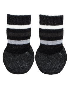 CHAUSSETTE CHIEN NOIRE anti-dérapantes 2