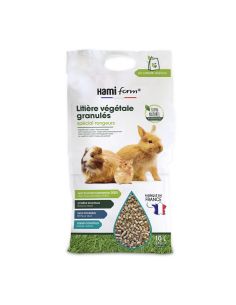 LITIERE VEGETALE GRANULE HAMIFORM -10L ou18 L