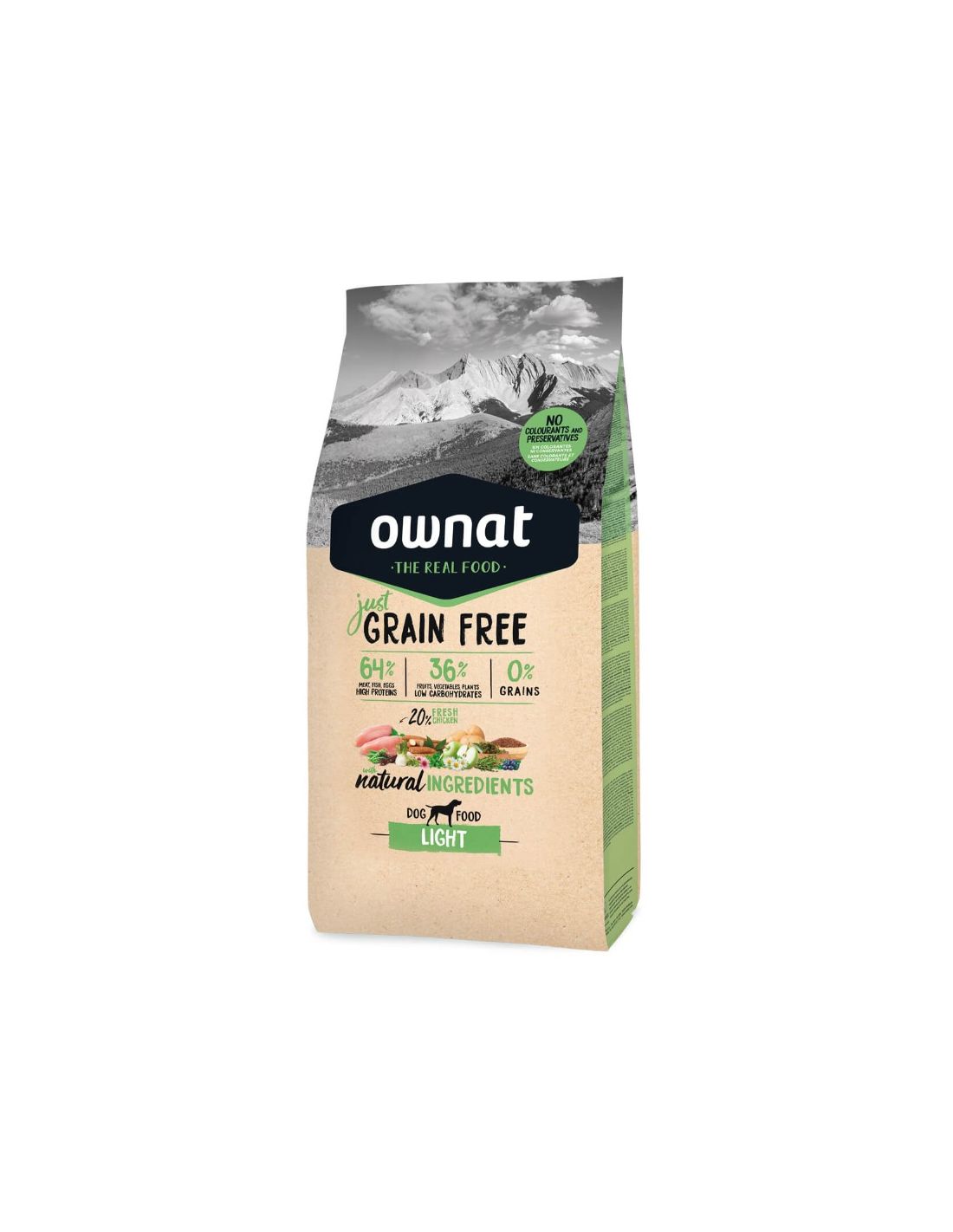 Croquette chien OWNAT just GF LIGHT