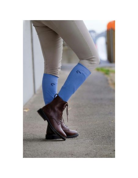 CHAUSSETTES EQUITHÈME "COMPET" BLEU/GRIS 42/46