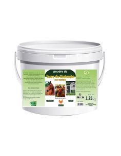 TERRE DE DIATOMEE non clacinée - En 1.25 kg et 4,5 kg