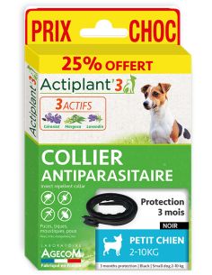 COLLIER ANTIPARASITE - ACTIPLANT'3 - 3 TAILLES 25%Offert