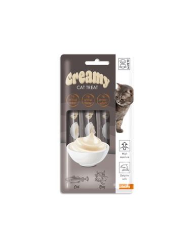 CREAMY CAT CREME POUR CHAT NATUREL 5 goûts